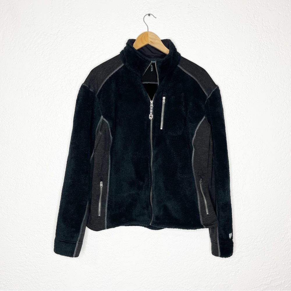 KUHL Alpenlux Full-Zip Fleece Jacket Women’s XL Black